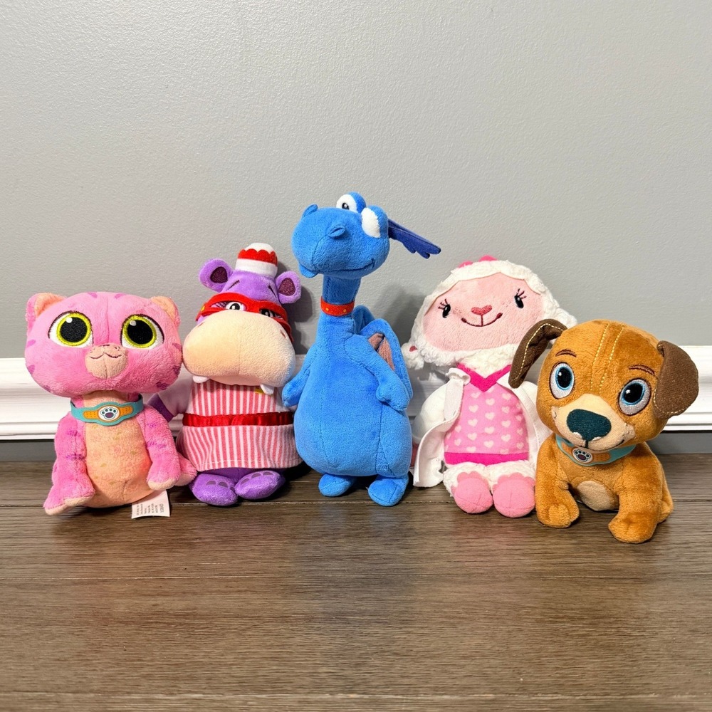 Disney Junio Doc McStuffins Plush Lot of 5